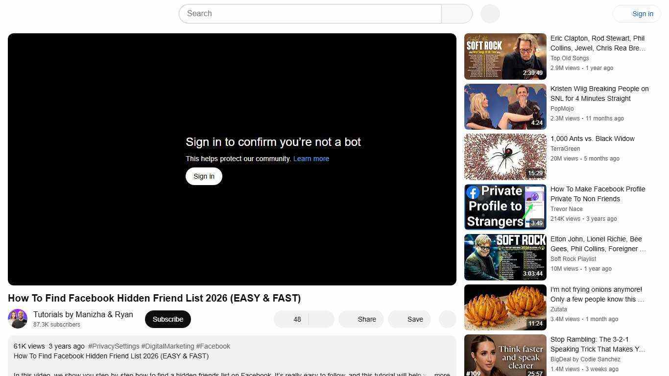 How To Find Facebook Hidden Friend List 2026 (EASY & FAST) - YouTube
