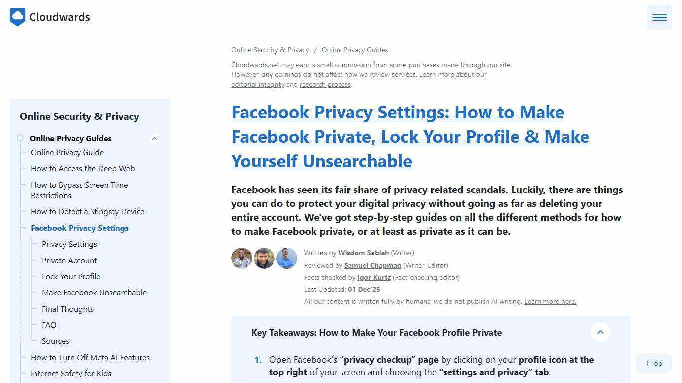 How to Make Facebook Private: Make Yourself Unsearchable 2026